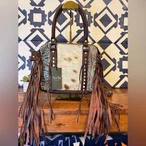 Myra Maia Cowhide and Fringe CC Bag